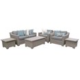 thumbnail image 1 of Coast 7 Piece Outdoor Wicker Patio Furniture Set in Grey, 1 of 2