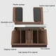 thumbnail image 5 of Advancent Cama transformadora de 4 paquetes por lote con elevadores de muebles confiables y duraderos que ofrecen altura adicional Decoración del hogar Negro, 5 of 6