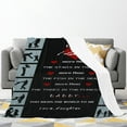 thumbnail image 4 of Gift to Dad Blanket from Daughter Grateful Father's Day Birthdays Gifts Ultra-Soft Micro Fleece Throw Blankets for Home Bed Sofa Travel Warm Fuzzy Flannel Lightweight Gifts Idea, 4 of 6