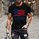 thumbnail image 1 of Tops para hombre, blusas y camisas de manga corta con cuello redondo para hombre, jersey informal de moda con estampado de cuello redondo para hombre, pantalones cortos deportivos para fitness, blusa, 1 of 5