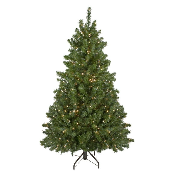 Northlight 5' Prelit Artificial Christmas Tree Medium Canadian Pine - Clear Lights