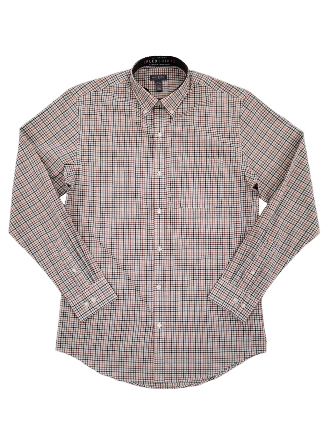 Van heusen long sleeve button down shirts Clearance