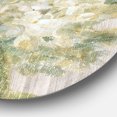 thumbnail image 3 of Designart « Goauche Green Flower II » Art Mural Rond en Métal Style Ferme - Disque de 36, 3 of 5