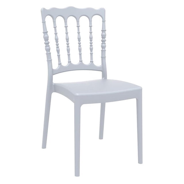 Compamia Napoleon Patio Dining Chair in Silver