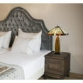 thumbnail image 3 of 60W X 2 Tiffany Table Lamp With Pull Chain Switch With Resin Lamp Body, 3 of 5