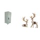 thumbnail image 1 of Organizador De Almacenamiento Apilable Que Ahorra Espacio Para Llaves De Casa Con Adornos De Estatua De Reno Para Sala De Estar Y Decoración De Oficina., 1 of 8