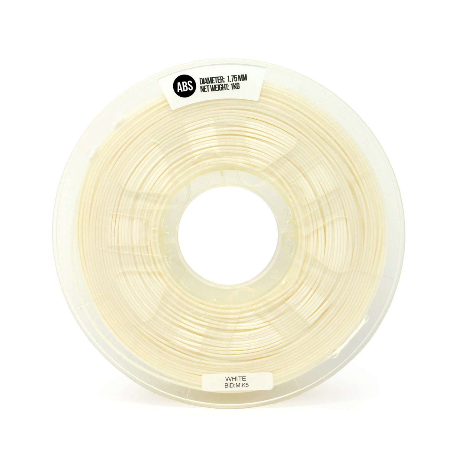 Gizmo Dorks 1.75mm ABS Filament for 3D Printers 1 kg, White