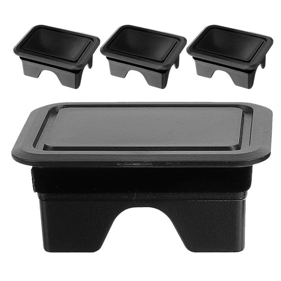 Pawsdot 2 Pairs Truck Bed Rail Caps Black Plastic Environmental Shielding for Truck Maintenance