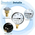 thumbnail image 4 of HLONK Stainless Steal Cooker Pressure Guage Replacement for Presto 85772 Pressure Cooker Canner Steam Gauge 82237 82121- Fit Presto Canner Models 175107 01755 0175510 178001 178005, 4 of 7
