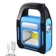thumbnail image 1 of COB LED Banco de energía de emergencia a prueba de agua Escritorio Camping Linterna solar Azul Hugtrwg Para estrenar, 1 of 5
