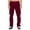 Red, variant on Youmylove Men Pants Casual Street Loose Four Season Corduroy High Multi Pocket Cargo Pants Pantalones