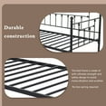 thumbnail image 6 of Alazyhome Twin Daybed Frame Metal Sofa Platform Bed Frame, Black, 6 of 7