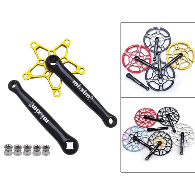 Cigüeñal de 5 Pernos DYNWAVEMX BCD130 170 Brazo de manivela de bicicleta