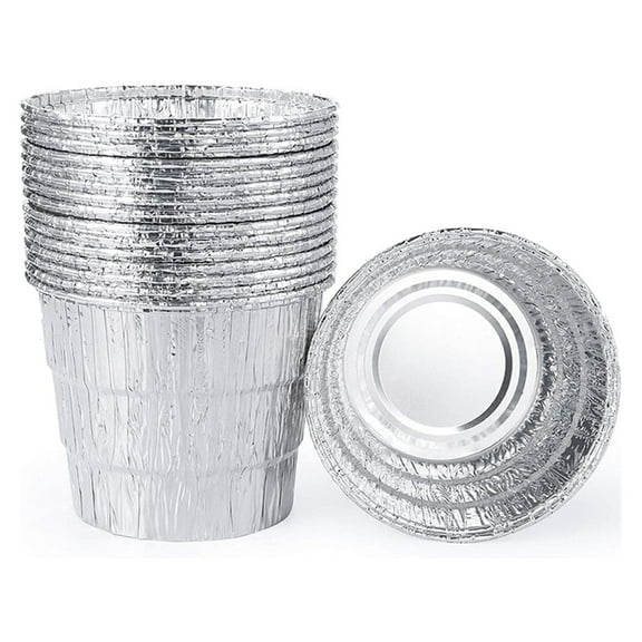 12 Pack Disposable Drip Grease Bucket Liners, Grill Drip Tray, Disposable Foil Liner for BBQ Drip Bucket