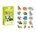 thumbnail image 1 of ZheElen Refrigerator Set For Kids Learning Through Play Without Hurting Hands animal Refrigerator sticker, 1 of 6