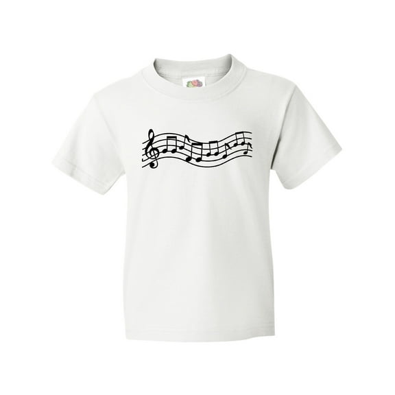 Inktastic Music Staff Musical Gift Youth T-Shirt