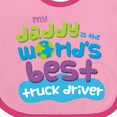 thumbnail image 4 of Inktastic Truck Driver Daddy Boys or Girls Baby Bib, 4 of 4