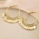 thumbnail image 4 of Bohemian Chandelier Coin Sequins Dangle Drop Earrings Ethnic Gypsy Beads Tassel Hoops With Disc Charms Boho Ear Jewelry Women, 4 of 4