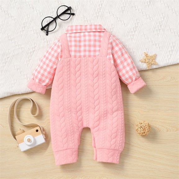 Vedolay Boy's Romper Boy's Spaghetti Strap Long Sleeve Zipper Back Cami Jumpsuit Long Pants,B 6-9 Months