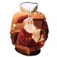 thumbnail image 1 of Sudadera informal de manga larga con capucha y estampado navideño para mujer y hombre Pompotops gfhjh13935, 1 of 2