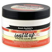 Aunt Jackie's Flaxseed Recipes Seal It Up, Hydrating Sealing Butter, Helps Prevent and Repair Damaged Hair, Jar, 7.5 Oz
