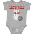 thumbnail image 3 of Inktastic Let's Roll Bowling Boys or Girls Baby Bodysuit, 3 of 5