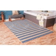 thumbnail image 4 of Chouhan Rugs Natural Jute Light Blue Striped Rug Bohemian Rug Decor Rug Handwoven Rug Custom Rug Decorative Rug, 4 of 8