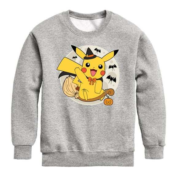 Pokémon - Pikachu Moon Witch - Youth Crewneck Fleece Sweatshirt
