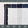 thumbnail image 6 of mDesign Non-Slip Microfiber Polyester Spa Mat/Rugs, Set of 3, White/Navy Blue, 6 of 9