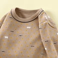 thumbnail image 6 of TOWED22 Baby Girl Clothes Toddler Girl Outfits Fall Winter Ruffle Shirt Pants Cute Infant Clothing Set for Little Girl Size:18-24 M,Color:Purple, 6 of 6