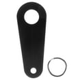thumbnail image 4 of Miangastore Motor Hanging Bracket Motorcycle Bell Hanger Black Stainless Steel 1Set 2.5X0.8X0.1In, 4 of 8