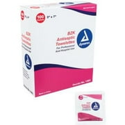 Dynarex BZK Antiseptic Towelette, 5 W x 7 L, 1000 Count