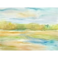 thumbnail image 2 of Coulter, Cynthia 24x19 Black Ornate Wood Framed with Double Matting Museum Art Print Titled - Watercolor View, 2 of 4