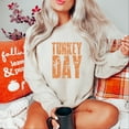 thumbnail image 5 of Turkey Day Block Distressed - Women's Graphic Sweatshirt, 5 of 14