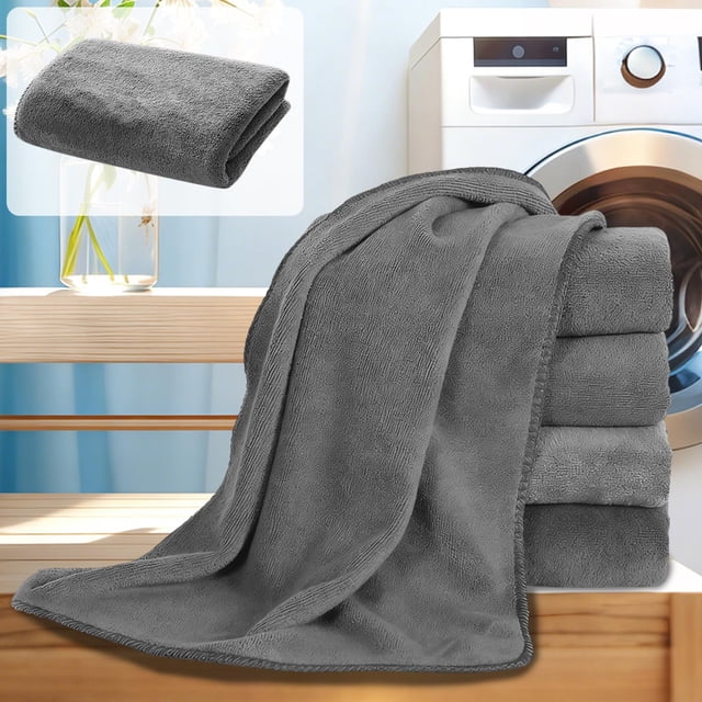 Concise Purified Towel High Density And Thick Fleece Towel Soft And Absorbent Washcloth 12x28in