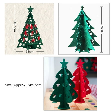 Mini Christmas Tree Home Office Desk Xmas Decor Party Ornaments