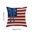 thumbnail image 3 of Fuebueo 18x18 Patriotic Pillow Covers, 2 Pack American Flag 4th of July Decorations, Cushion Cases for Sofa Couch Bedroom Living Room Decor,, 3 of 6