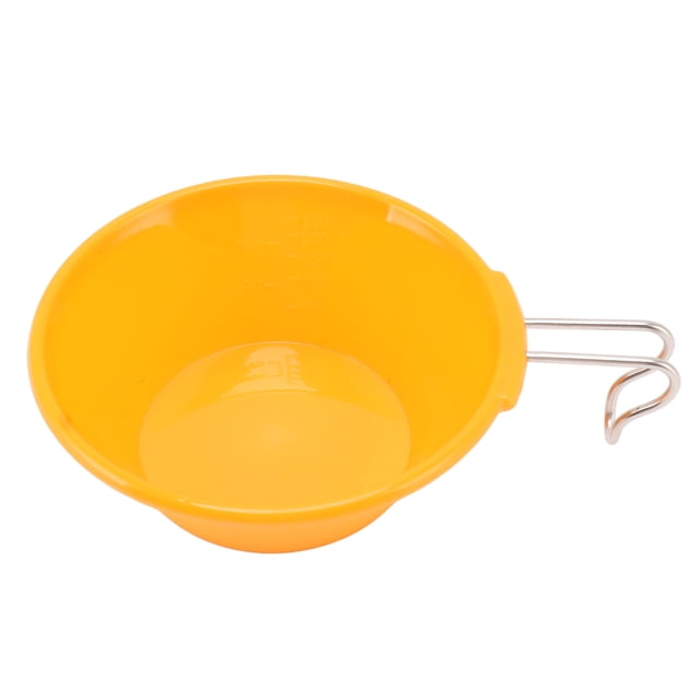Tazón de taza para mochileros de 250ml, cuenco portátil con protección contra caídas para mochilero, vajilla para acampar y senderismo, utensilios de cocina