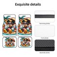 thumbnail image 5 of Cartoon Mickey Mouse And Minnie Mouse Car Floor Mats Universal Floor Mats for Cars Front Rear Car Foot Mats Cute Anime Pattern Car Accessories for Trucks, 5 of 5