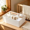 thumbnail image 1 of EGNMCR Storage Bins, Storage Containers Multifunctional Portable Storage Box Compartmentalized Desktop Storage Box Desktop Storage Box For Baby And Maternity Items Plastic Storage Containers, 1 of 6