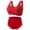 Red, variant on Ladies Bra and Set Front Closure Middle Elderly Women's Underwear Bra Briefs Daily Lingerie(Pink,42)
