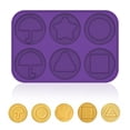 thumbnail image 4 of Molde para fondant - 5/6 cavidades Moldes para juegos de dulces Moldes de silicona para velas de jabón Tmvgtek suministros de cocina, 4 of 9