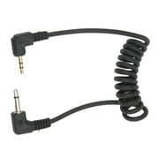 Shutter Release Cable Cord Shutter Remote Connecting Cord Camera Shutter Remote Control Cable Camera Shutter Cord 2.5mm To 3.5mm Gold Plated Joint Plastic Elastic Flash Shutter