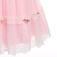 thumbnail image 5 of IDOPIP Baby Girls Lace Flower Tutu Dress Summer Spaghetti Straps Princess Birthday Party Tulle Dresses, 5 of 8