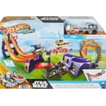 thumbnail image 7 of Hot Wheels RacerVerse Star Wars Track Set with 2 Racers Inspired by Star Wars: Grogu & the Mandalorian, 7 of 7