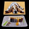 thumbnail image 3 of MesaSe Two Pattern Latch Hook Kits For Beginners Embroirdery Cushion Carpet, 3 of 10