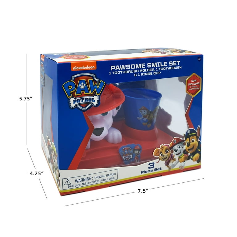 Paw Patrol Marshall Pawsome Smile Set, 3 Pieces - Walmart.com
