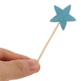 thumbnail image 2 of 50Pcs Cake Toppers Lovely Glitter Paper Pentagram Cake Picks Fruit Picks Cake Decorating Toppers Birthday Wedding Party Favors (20pcs Light Assorted Color +30pcs Dark Assorted Color), 2 of 9