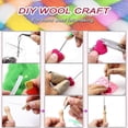 thumbnail image 5 of Wool Felt Felt Needle Kit Set 36 Colors Gift Tool Roving Material Complete Pcs Tool 109 Fiber Starter, 5 of 5