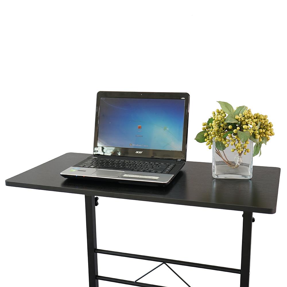BaytoCare Removable Black Adjustable Laptop Table Stand Computer Desk Sofa Side Bed Tray Rolling - image 3 of 8